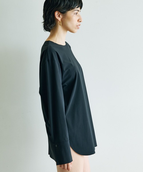 Whim Gazette（ウィムガゼット）の「SWIM ラッシュガード（ラッシュガード・レディース・ブラック/ブラウン・FREE）」の12枚目の写真