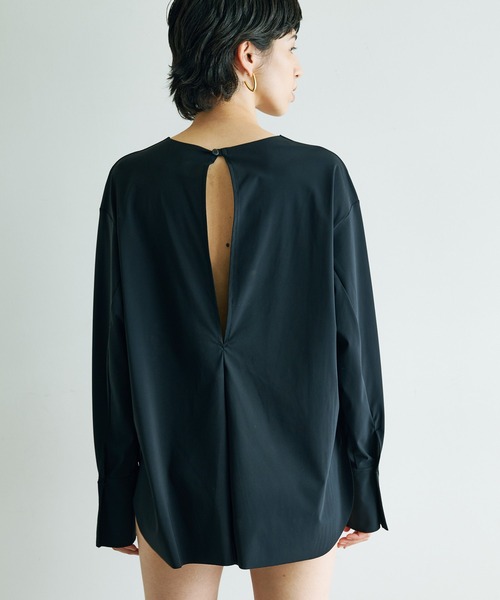 Whim Gazette（ウィムガゼット）の「SWIM ラッシュガード（ラッシュガード・レディース・ブラック/ブラウン・FREE）」の5枚目の写真