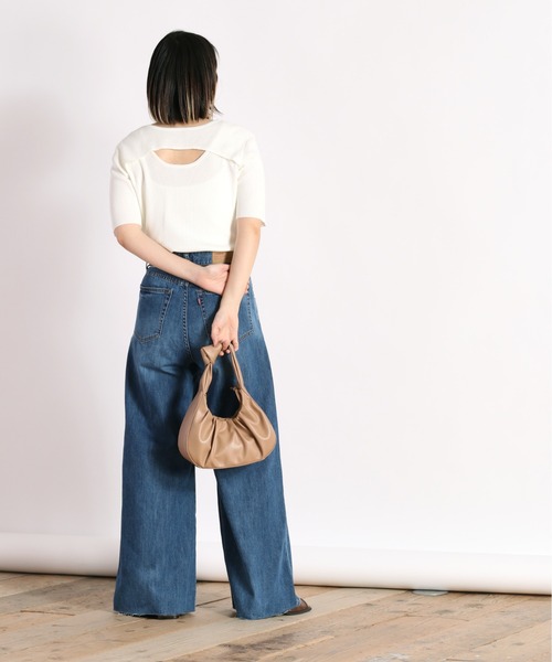 cepo(セポ)の「バックデザインニット 2WAY(ニット/セーター・レディース・ブラック/オフホワイト/ブラック系その他・M)」の17枚目の写真