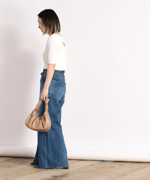 cepo(セポ)の「バックデザインニット 2WAY(ニット/セーター・レディース・ブラック/オフホワイト/ブラック系その他・M)」の16枚目の写真