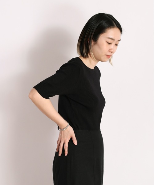 cepo(セポ)の「バックデザインニット 2WAY(ニット/セーター・レディース・ブラック/オフホワイト/ブラック系その他・M)」の19枚目の写真