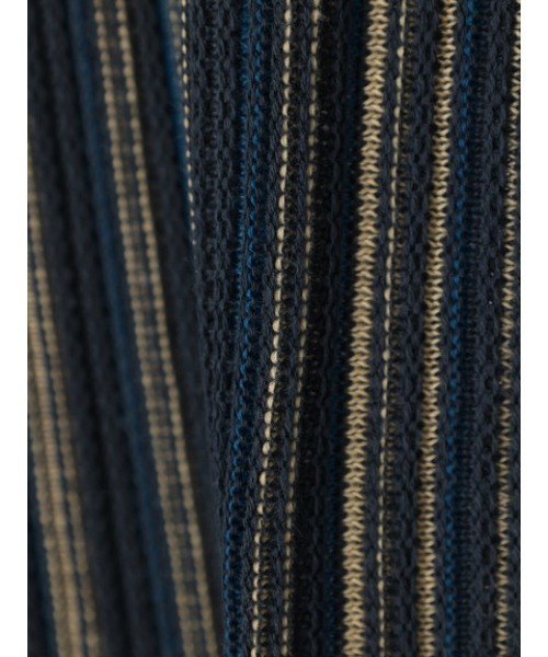 Green　Parks（グリーンパークス）の「ジャガード編みストライプニットチュニック（ニット/セーター・レディース・ダークグレー/ブラウン・FREE）」の10枚目の写真