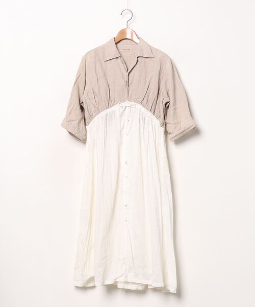 セール ブランド古着 ドッキングワンピース ワンピース Kapital キャピタル のファッション通販 Zozoused