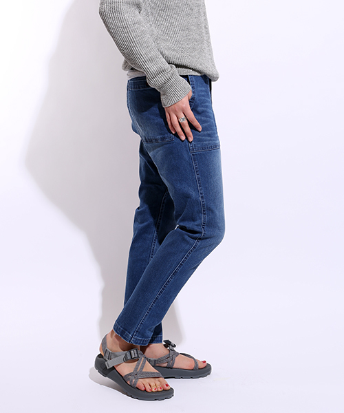 Gramicci（グラミチ）の「GRAMICCI/グラミチ　別注ワークテーパードパンツ（デニムパンツ・レディース・ホワイト/サックスブルー/ブルー/ネイビー・X-SMALL）」の5枚目の写真