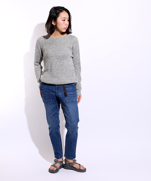 Gramicci（グラミチ）の「GRAMICCI/グラミチ　別注ワークテーパードパンツ（デニムパンツ・レディース・ホワイト/サックスブルー/ブルー/ネイビー・X-SMALL）」の13枚目の写真