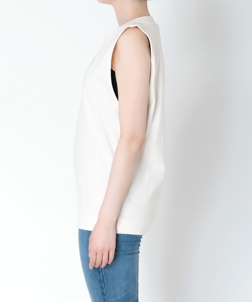 adidas Originals（アディダスオリジナルス）の「adidas originals / single jersey tank(シングルジャージータンク)（タンクトップ・レディース・ホワイト・36）」の2枚目の写真