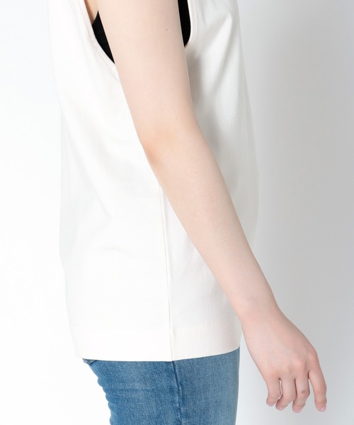 adidas Originals（アディダスオリジナルス）の「adidas originals / single jersey tank(シングルジャージータンク)（タンクトップ・レディース・ホワイト・36）」の5枚目の写真