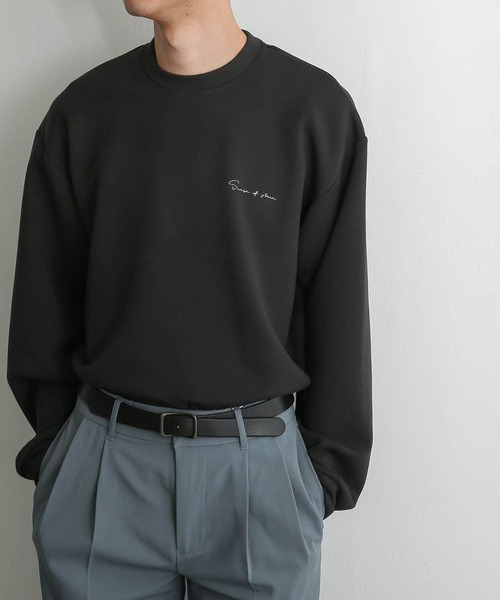 SENSE OF PLACE by URBAN RESEARCH（センスオブプレイスバイアーバンリサーチ）の「シシュウポンチロングTシャツ（Tシャツ/カットソー・メンズ・ホワイト/ブラック/オレンジ/ミント/ライトベージュ・MEDIUM/LARGE）」の19枚目の写真