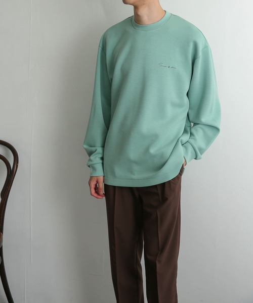 SENSE OF PLACE by URBAN RESEARCH（センスオブプレイスバイアーバンリサーチ）の「シシュウポンチロングTシャツ（Tシャツ/カットソー・メンズ・ホワイト/ブラック/オレンジ/ミント/ライトベージュ・MEDIUM/LARGE）」の21枚目の写真