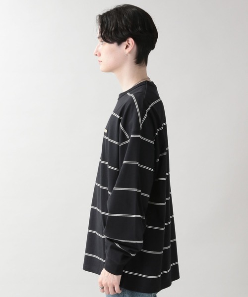 RAGEBLUE(レイジブルー)の「【SIGNAL SPORTS】刺繍ボーダーロンT(Tシャツ/カットソー・メンズ・ホワイト/ブラック/イエロー/グリーン・MEDIUM/LARGE)」の22枚目の写真