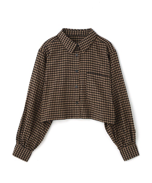 FREE'S MART(フリーズマート)の「◆ボリュームスリーブショート丈シャツ(シャツ/ブラウス・レディース・ホワイト/ブルー/ブラック系その他/ベージュ系その他・FREE)」の3枚目の写真