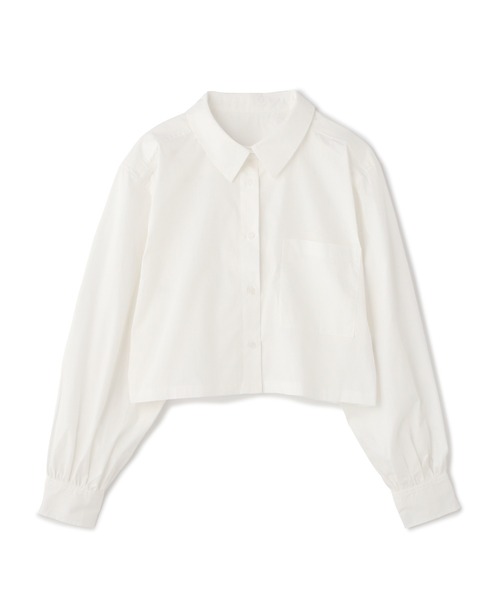 FREE'S MART(フリーズマート)の「◆ボリュームスリーブショート丈シャツ(シャツ/ブラウス・レディース・ホワイト/ブルー/ブラック系その他/ベージュ系その他・FREE)」の2枚目の写真