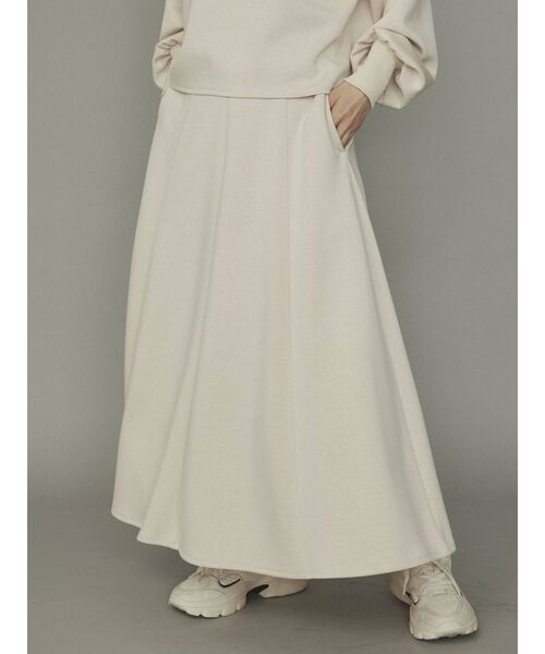 COTORICA（コトリカ）の「【THE DAYZ TOKYO】パネル切替ボリュームスカート（スカート・レディース・アイボリー/ブラック/ダークグリーン・FREE）」の2枚目の写真