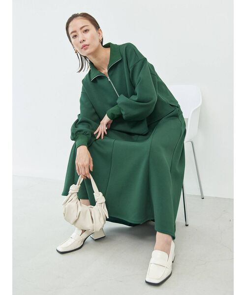 COTORICA（コトリカ）の「【THE DAYZ TOKYO】パネル切替ボリュームスカート（スカート・レディース・アイボリー/ブラック/ダークグリーン・FREE）」の9枚目の写真