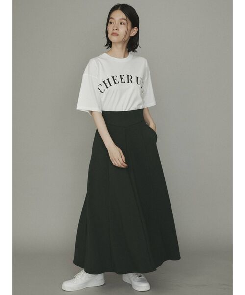 COTORICA（コトリカ）の「【THE DAYZ TOKYO】パネル切替ボリュームスカート（スカート・レディース・アイボリー/ブラック/ダークグリーン・FREE）」の4枚目の写真