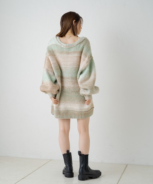 Kastane(カスタネ)の「【2022AWアイテム】厚底ミドルブーツ(ブーツ・レディース・ブラック・39/37/38)」の12枚目の写真