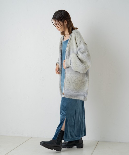 Kastane(カスタネ)の「【2022AWアイテム】厚底ミドルブーツ(ブーツ・レディース・ブラック・39/37/38)」の9枚目の写真