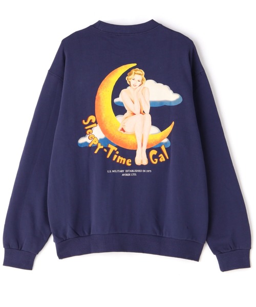 AVIREX（アヴィレックス）の「《REBUILD COLLECTION》クルー スウェット スリーピータイム / L/S CREW SWEAT SLEEPY TIME（スウェット・メンズ・ホワイト/ブラック/その他11・M/L/2XL/XL）」の16枚目の写真