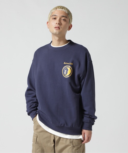 AVIREX（アヴィレックス）の「《REBUILD COLLECTION》クルー スウェット スリーピータイム / L/S CREW SWEAT SLEEPY TIME（スウェット・メンズ・ホワイト/ブラック/その他11・M/L/2XL/XL）」の19枚目の写真