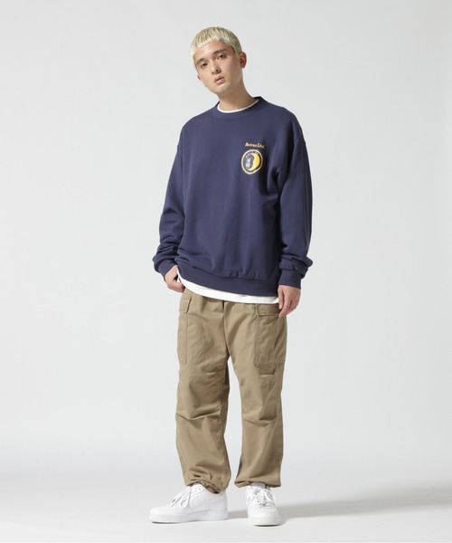 AVIREX（アヴィレックス）の「《REBUILD COLLECTION》クルー スウェット スリーピータイム / L/S CREW SWEAT SLEEPY TIME（スウェット・メンズ・ホワイト/ブラック/その他11・M/L/2XL/XL）」の20枚目の写真