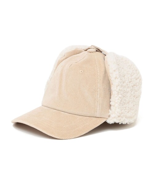 SHIPS（シップス）の「Perah:フライトキャップ（キャップ・レディース・ブラック/ベージュ/ダークグレー/ベージュ系その他・ONE SIZE）」の3枚目の写真