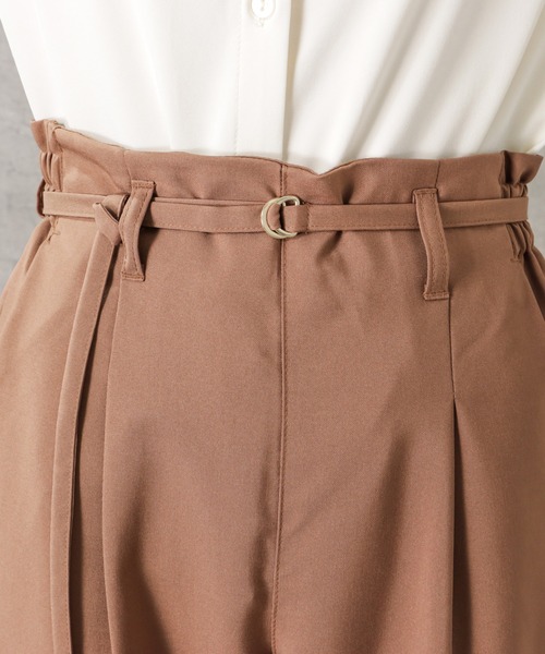 Howdy Marie（ハウディ―マリー）の「2WAYベルト付き無地ワイドパンツ（その他パンツ・レディース・ネイビー/ブラウン/カーキ・M/L）」の10枚目の写真