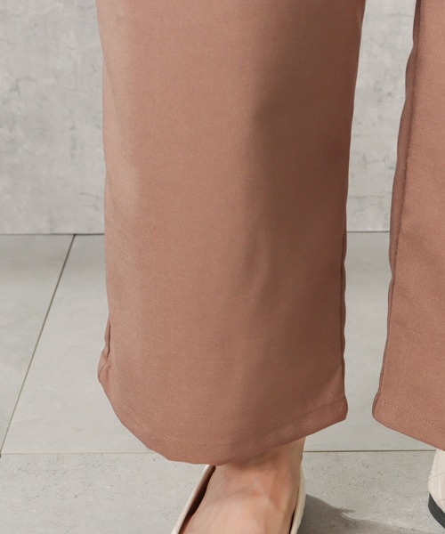 Howdy Marie（ハウディ―マリー）の「2WAYベルト付き無地ワイドパンツ（その他パンツ・レディース・ネイビー/ブラウン/カーキ・M/L）」の11枚目の写真