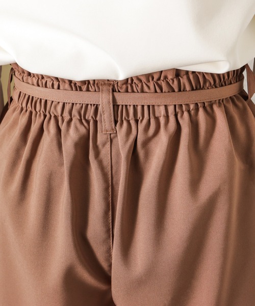 Howdy Marie（ハウディ―マリー）の「2WAYベルト付き無地ワイドパンツ（その他パンツ・レディース・ネイビー/ブラウン/カーキ・M/L）」の13枚目の写真