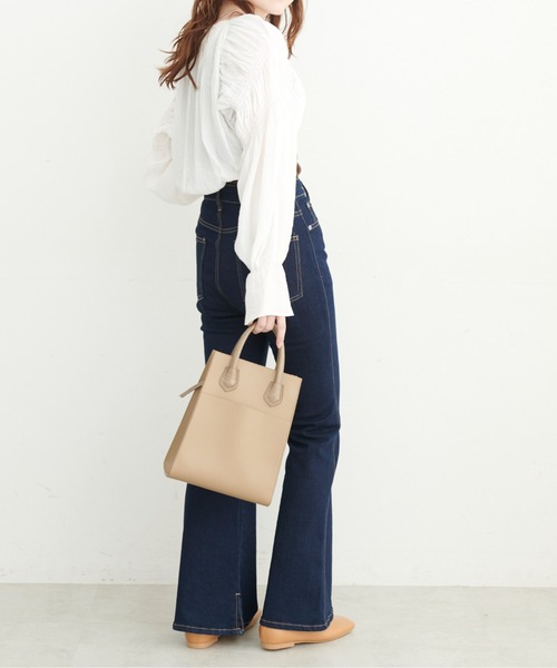 FREE'S MART（フリーズマート）の「◆サイドジップトート（トートバッグ・レディース・グレー/ブラック/カーキ・ﾌﾘ-）」の7枚目の写真