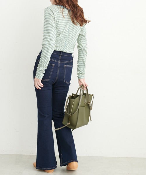 FREE'S MART（フリーズマート）の「◆サイドジップトート（トートバッグ・レディース・グレー/ブラック/カーキ・ﾌﾘ-）」の10枚目の写真