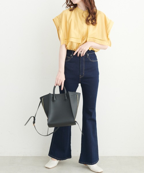 FREE'S MART（フリーズマート）の「◆サイドジップトート（トートバッグ・レディース・グレー/ブラック/カーキ・ﾌﾘ-）」の13枚目の写真