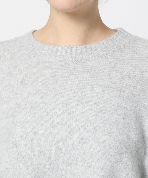 LOWRYS FARM（ローリーズファーム）の「カラーチュニックニット　294853（ニット/セーター・レディース・グレー/グリーン/ブルー/ピンク・FREE）」の7枚目の写真