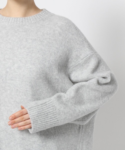 LOWRYS FARM（ローリーズファーム）の「カラーチュニックニット　294853（ニット/セーター・レディース・グレー/グリーン/ブルー/ピンク・FREE）」の13枚目の写真