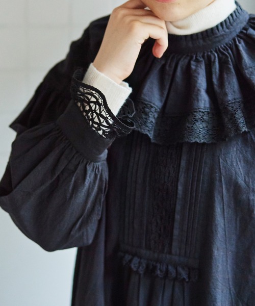 bulle de savon（ビュルデサボン）の「antique lace ワンピース