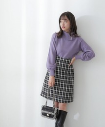 PROPORTION BODY DRESSING | 【美人百花11月号タイアップ 休井美郷さん着用商品】メタルバーポイントハイネック / 1212270014(ニット/セーター)