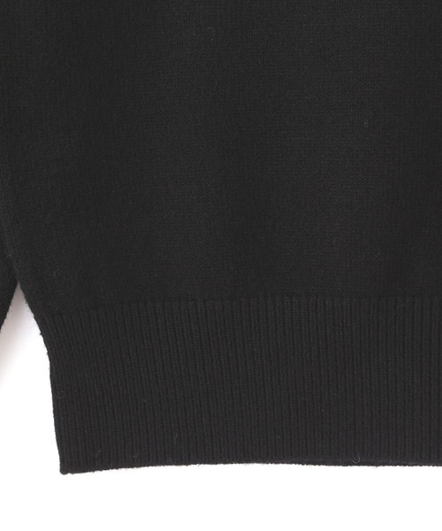 PROPORTION BODY DRESSING（プロポーションボディドレッシング）の「【美人百花11月号タイアップ 休井美郷さん着用商品】メタルバーポイントハイネック / 1212270014（ニット/セーター・レディース・ホワイト系その他/パープル/ブラック・FREE）」の16枚目の写真