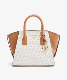 MICHAEL KORS（マイケルコース）の「AVRIL トップジップ サッチェル スモール - MKシグネチャー（ハンドバッグ）」