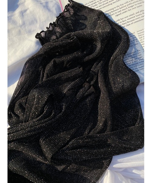 PHILLY（フィリー）の「ラメシアートップス（Tシャツ/カットソー・レディース・ホワイト/ブラック・FREE）」の10枚目の写真