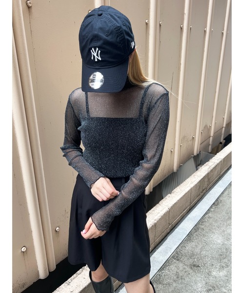 PHILLY（フィリー）の「ラメシアートップス（Tシャツ/カットソー・レディース・ホワイト/ブラック・FREE）」の20枚目の写真