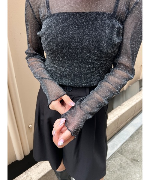 セール】ラメシアートップス（Tシャツ/カットソー）｜PHILLY（フィリー