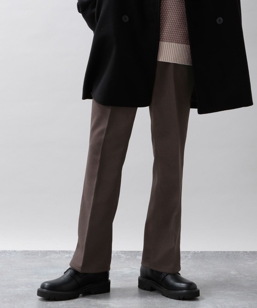 RAGEBLUE（レイジブルー）の「メランジーンズ/裏起毛フレアパンツ（スラックス・メンズ・ライトグレー/ブラック/ブラウン/グリーン・MEDIUM/LARGE）」の4枚目の写真