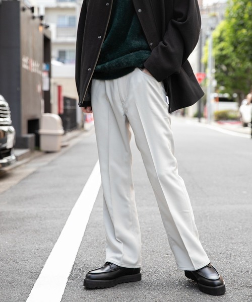 RAGEBLUE（レイジブルー）の「メランジーンズ/裏起毛フレアパンツ（スラックス・メンズ・ライトグレー/ブラック/ブラウン/グリーン・MEDIUM/LARGE）」の10枚目の写真