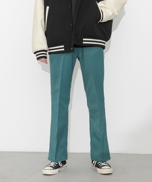 RAGEBLUE（レイジブルー）の「メランジーンズ/裏起毛フレアパンツ（スラックス・メンズ・ライトグレー/ブラック/ブラウン/グリーン・MEDIUM/LARGE）」の15枚目の写真