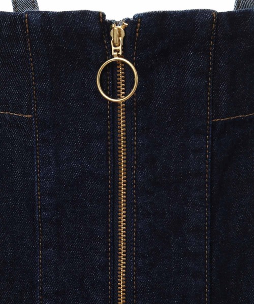 31 Sons de mode（トランテアン　ソン　ドゥ　モード）の「サス付きアシメ切替マーメイドスカート（デニムスカート・レディース・インディゴブルー/ブルー/モカ・38/36）」の20枚目の写真