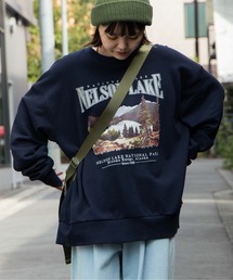 WEGO | WEGO/ヘビーウエイト 刺繍BIGプルオーバー(スウェット)