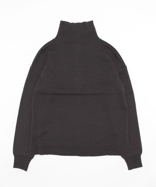 Te chichi TERRASSE（テチチテラス）の「ハーフジッププルオーバー（ニット/セーター・レディース・ネイビー/グレー/カーキ・ﾌﾘ-）」の4枚目の写真