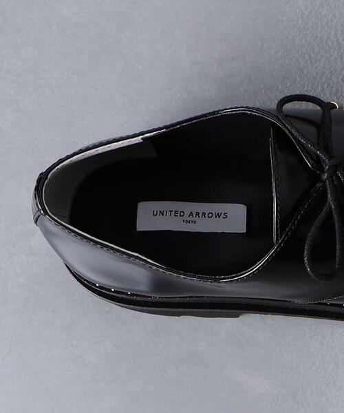 UNITED ARROWS OXFORD プラットフォーム シューズ ブラック UNITED ARROWS OXFORD プラットフォーム シューズ ブラック