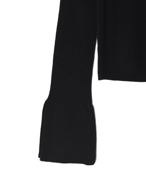 Alley by w closet（アリーバイダブルクローゼット）の「【Alley】パフスリーブニット（ニット/セーター・レディース・ブラック/オフホワイト/ブルー・FREE）」の7枚目の写真