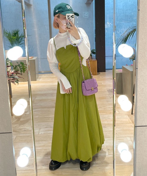 Alley by w closet（アリーバイダブルクローゼット）の「【Alley】パフスリーブニット（ニット/セーター・レディース・ブラック/オフホワイト/ブルー・FREE）」の19枚目の写真