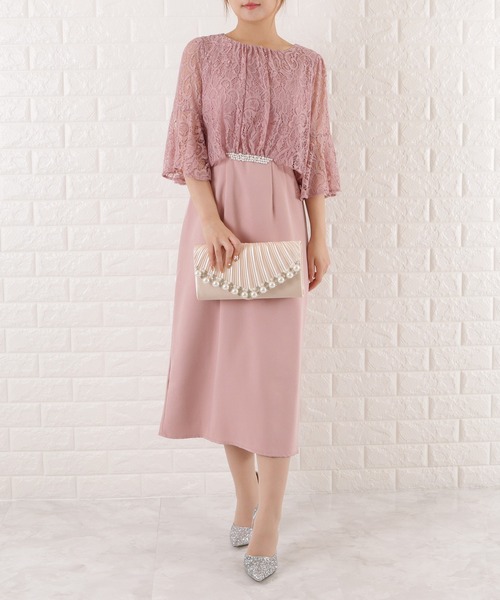 Lace Ladies（レースレディース）の「ビジュー装飾 2wayクラッチバッグ（クラッチバッグ・レディース・ブラック/ピンク/シルバー/ベージュ・FREE）」の8枚目の写真